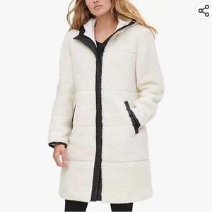 Levi's Women's Full Length Sherpa Quilted Parka Jacket